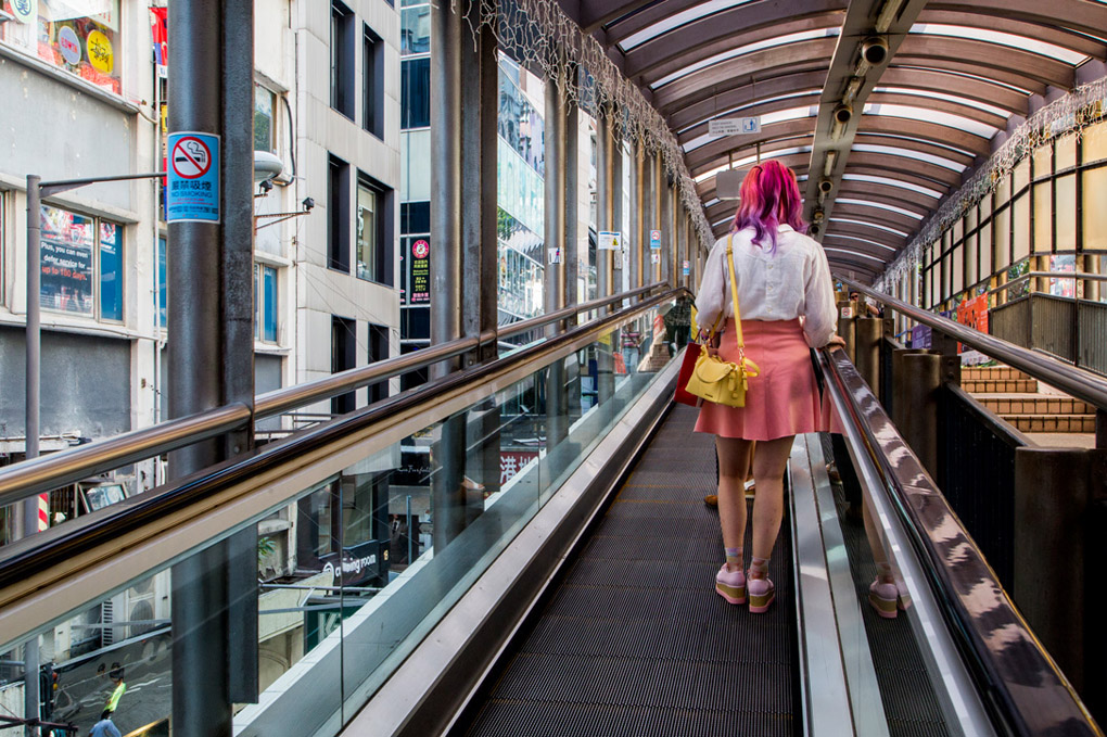 Central–Mid-Levels escalator, Hong Kong