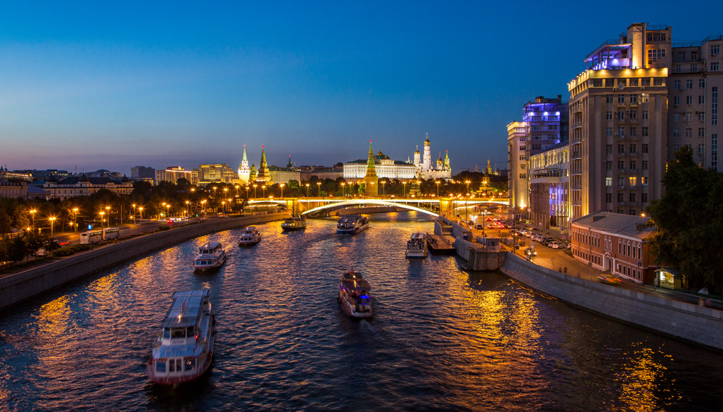Moskva River, Moscow, Russia
