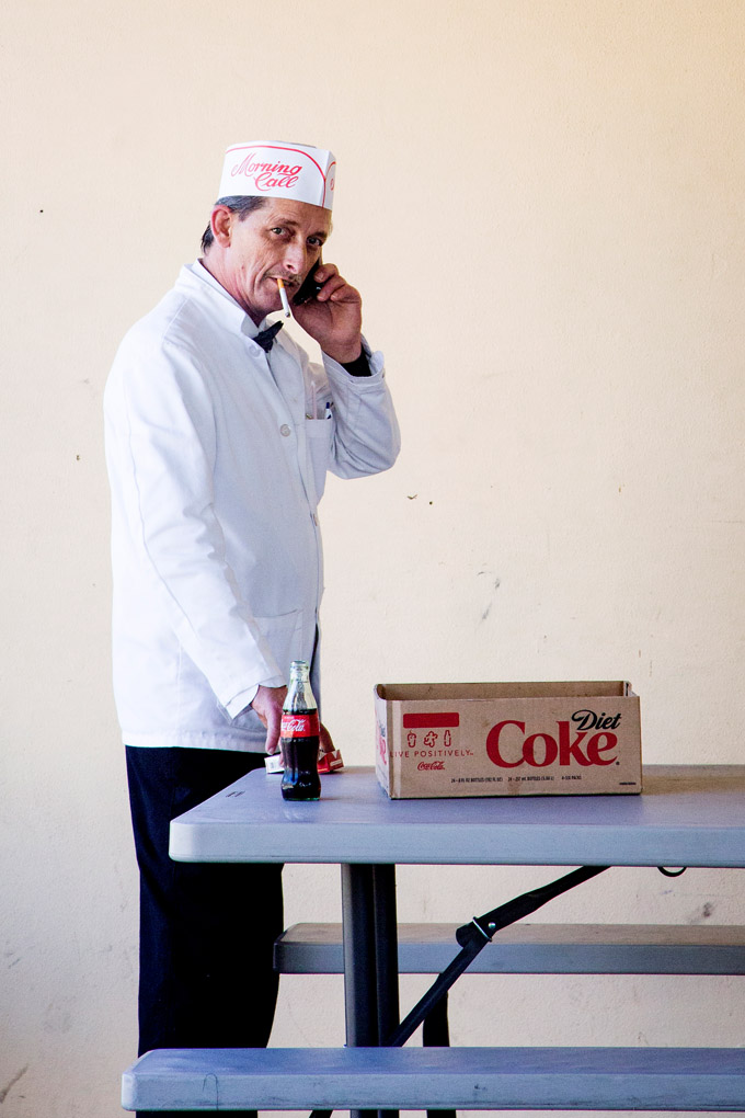 Coke Morning Call, New Orleans, USA, CIty Park, work, job, coke coca cola, waiter, portrait, street photography, Mercedes Noriega, Mercedes Noriega Photography