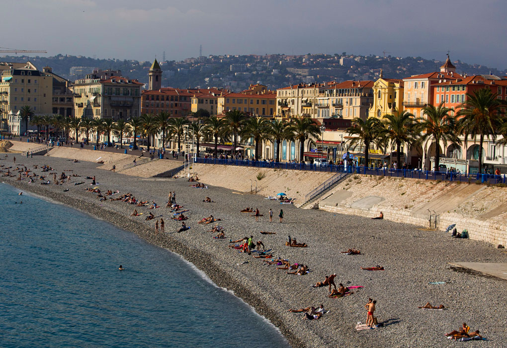 the French Riviera, Côte d’Azur, beach, europe, sunbathe