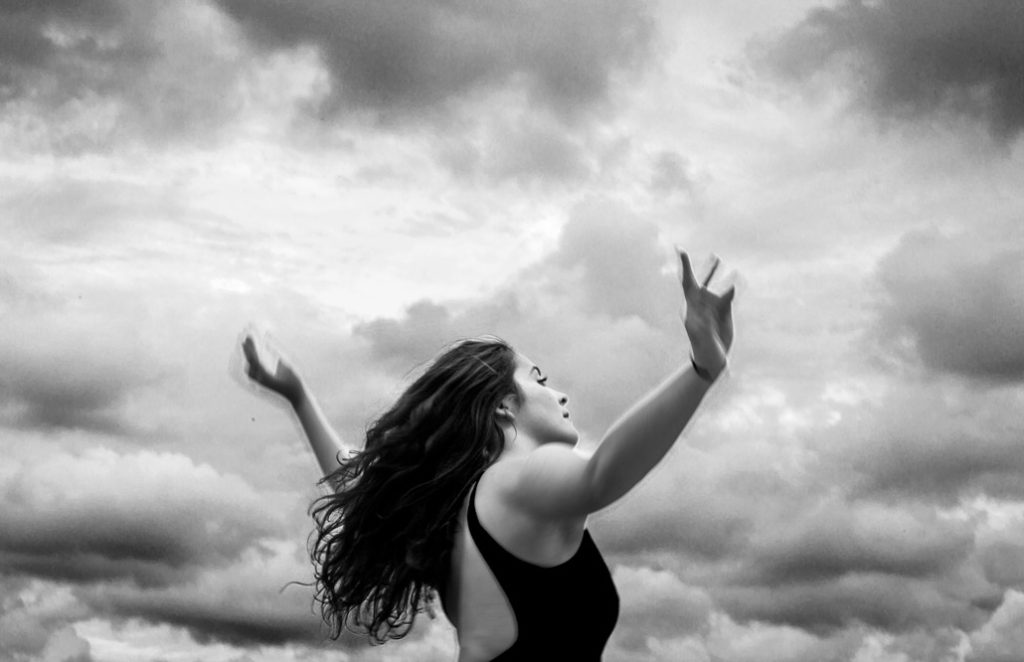 Free as a bird, dance, free, freedom, contemporary dance, clouds, rain, breather, Mercedes Noriega, Mercedes Noriega Photography