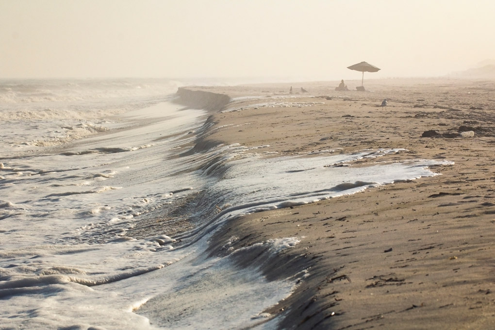 fog, beach, summer, ocean, coast, Mercedes Noriega, Mercedes Noriega Photography